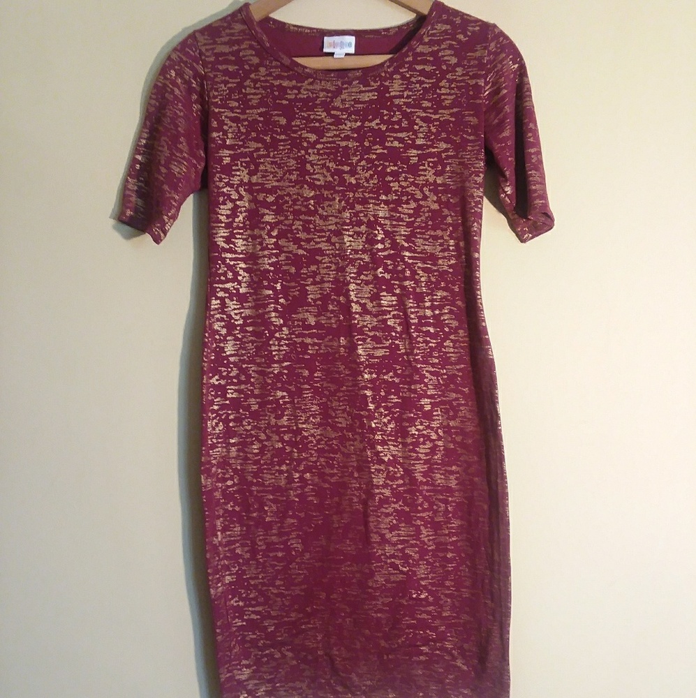 😚LuLaRoe Julia limited edition Dress
